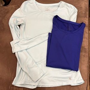 brand: tek gear size:xs (fits like s/m) color: baby blue and royal blue